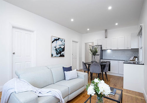painting and decorating living space